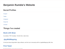Tablet Screenshot of irumble.com